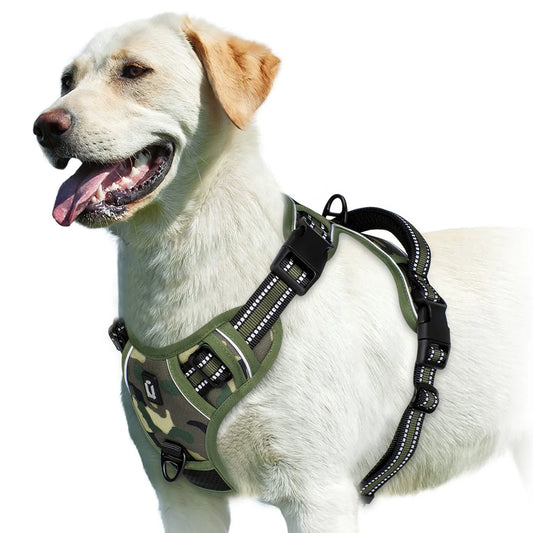 No Pull Dog Harness (Army Green)