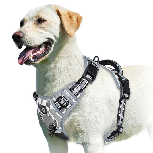 No Pull Dog Harness (Gray)